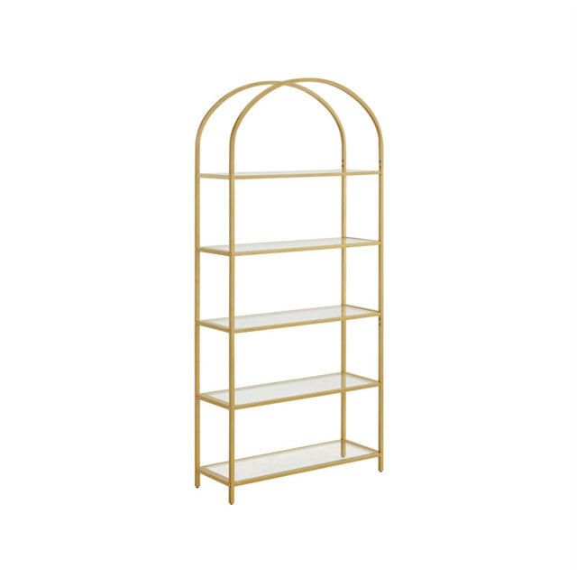 183.5cm H x 83cm W Metal Standard Bookcase