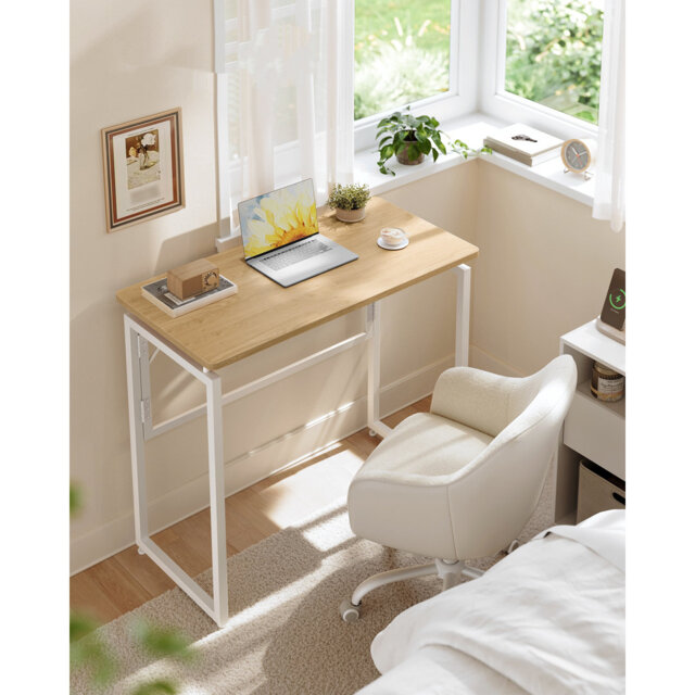 Adjustable Metal Base Computer Desk