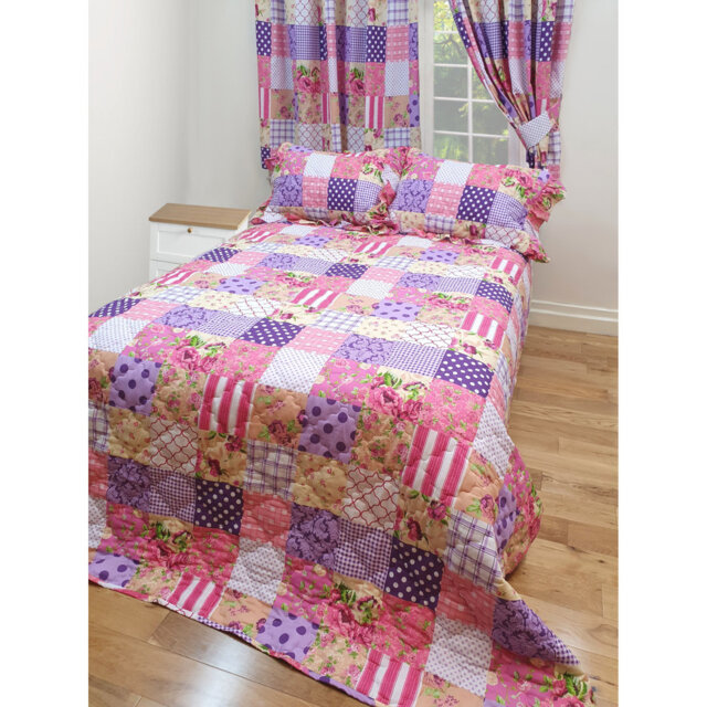 PATCHWORK BEDSPREAD T/O SET Eira 132 TC