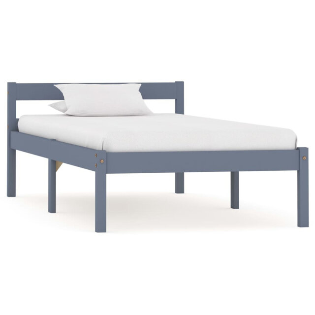 Vidaxl Bed Frame Solid Pine Wood 100X200 Cm