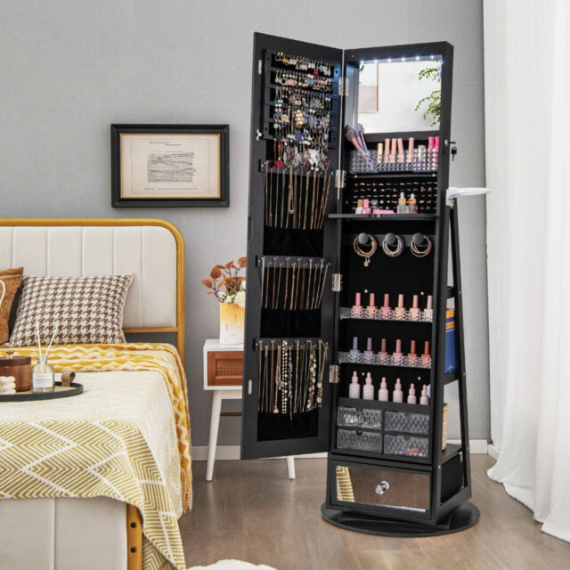 Freestanding Jewelry Armoire