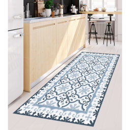 Elsien Vinyl Machine Printed Area Rug