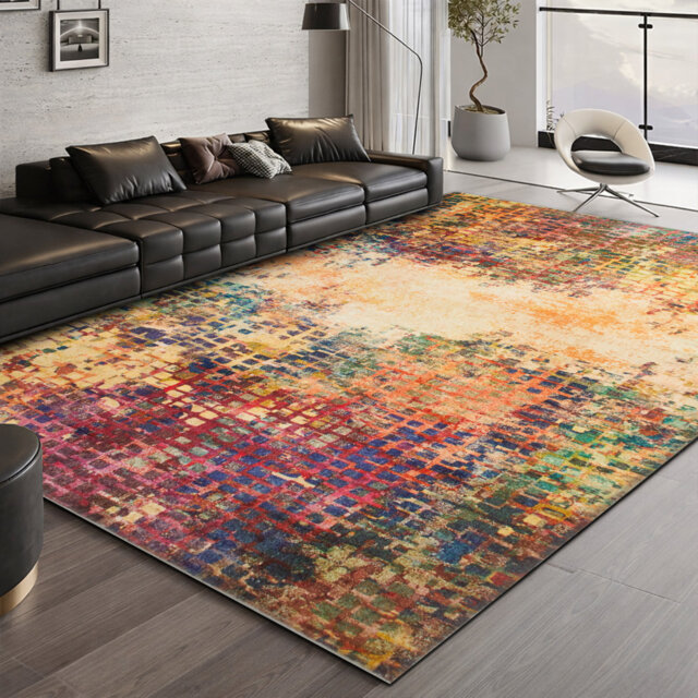 Vintage Oriental Area Rug – Living Room Large Rug for Cozy and Stylish Space