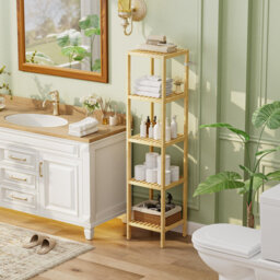 Vallarie Bamboo Bathroom Shelves