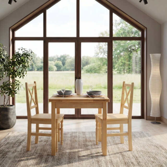Picar Extendable Solid Wood Dining Table
