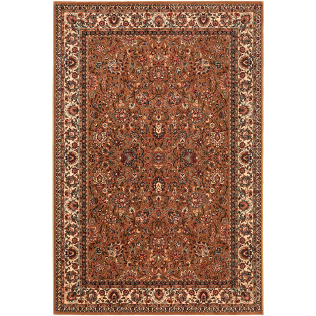 Branches Machine Woven Wool Dark Gold Rug