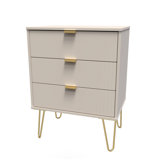 Fully Assembled Anacarina 3 - Drawer Chest of Drawers