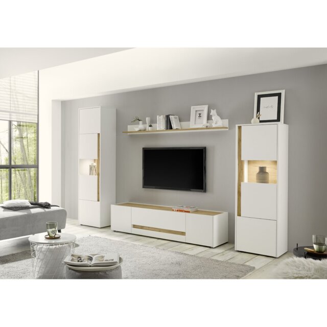 "Bridgeview Unfinished Entertainment Centre for TVs up to 65"""