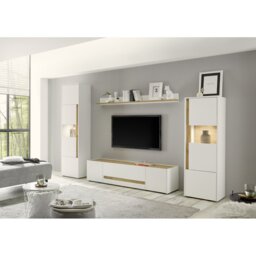 "Bridgeview Unfinished Entertainment Centre for TVs up to 65"""