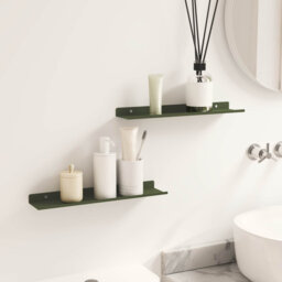 Floating Shelf Wall-Mounted Steel Home Storage Shelving Modern Shelves