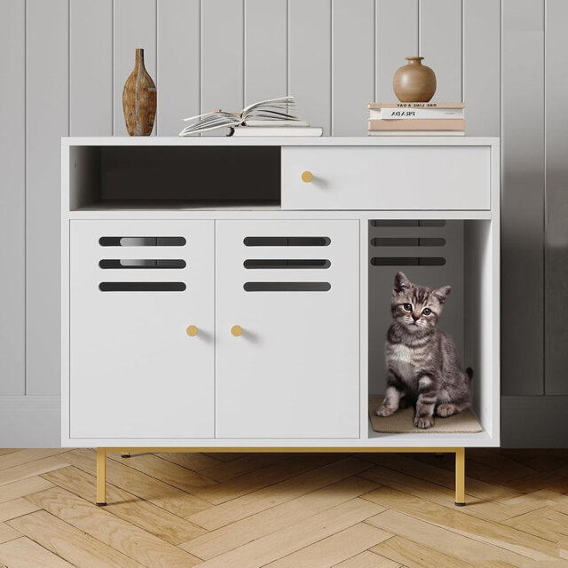 MDF Litter Box