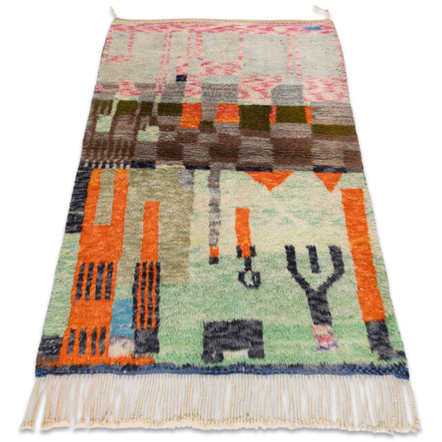 Livina Moroccan Hand Woven Hand Loomed 110 X 150cm Area Rug
