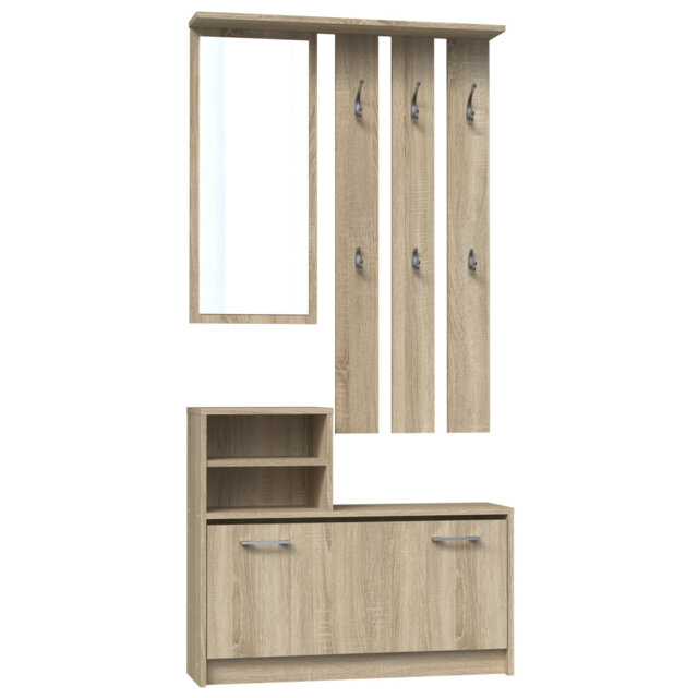 Centreville Hall Tree with Bench and Shoe Storage