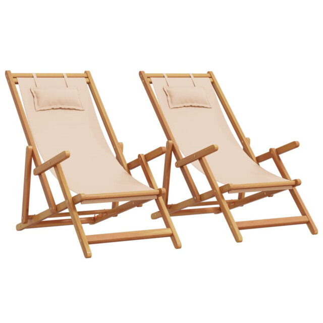 Folding Beach Chair Outdoor Chair Garden Beach Fabric And Wooden Frame