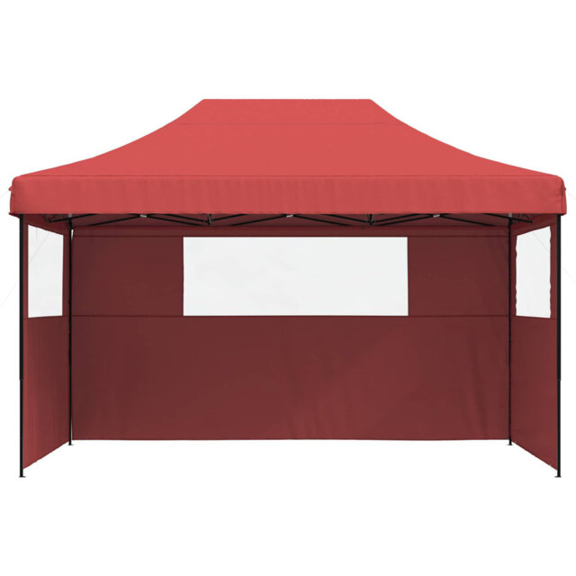 Vidaxl Foldable Party Tent Pop-Up With 4 Sidewalls Patio Gazebo Canopy Shelter