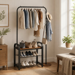 Hall Tree 99cm Wide with Bench and Shoe Storage
