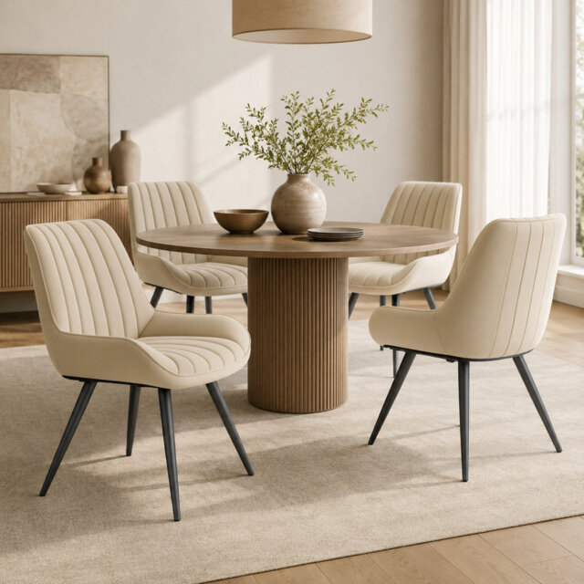 43.7cm H Polyester Upholstered Upholstered Back Side Chair