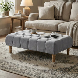 Velvet Upholstered Bench
