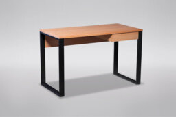 Moors Solid Wood Top Metal Base Writing Desk