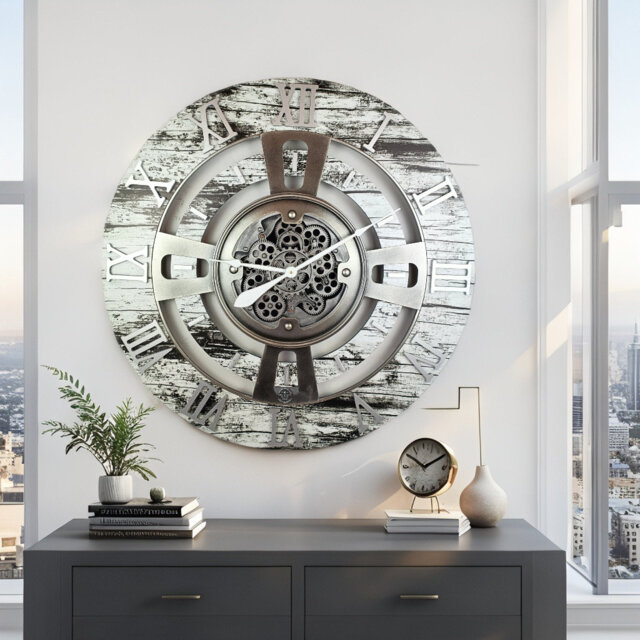 Solid Wood Wall Clock