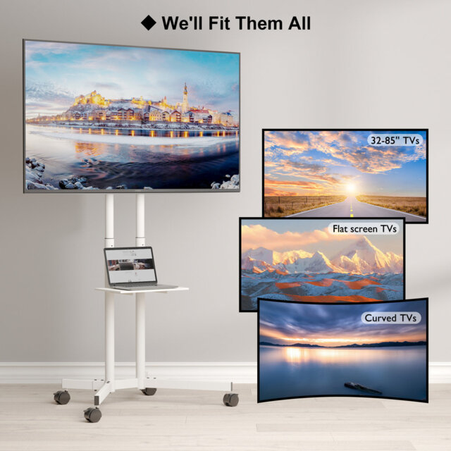 TV Stand For TVs Up To 85 Inch