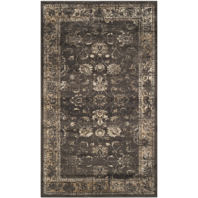 Reading Looped/Hooked Soft Anthracite Rug