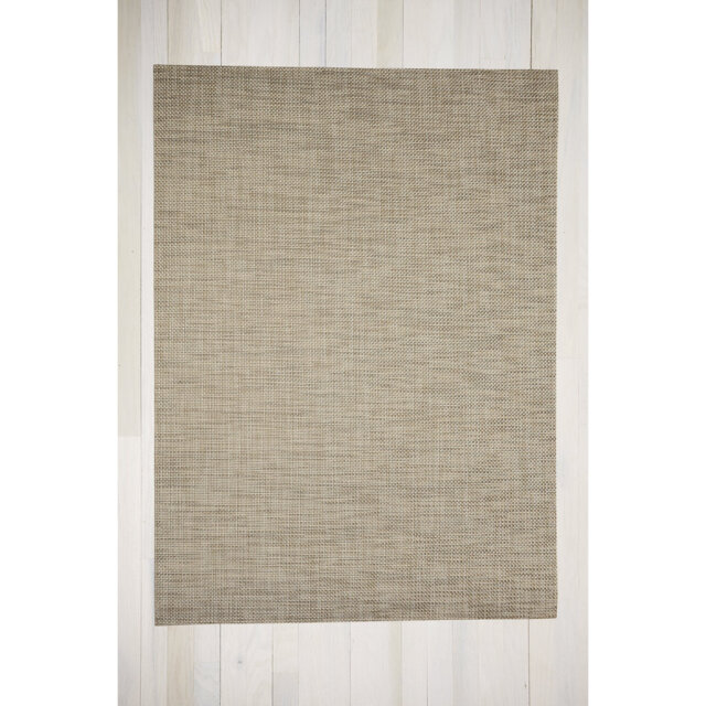 Basketweave Vinyl Indoor / Outdoor Area Rug