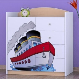 Nishimura Kids 4 - Drawer Combo Dresser