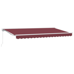 VidaXL 350cm W x 200cm D Polyester Cover Retractable Door / Window Awning