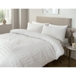 Leonide Polyester Solid Colour Duvet Cover Set with Pillowcases Quilt Cover Soft and Breathable