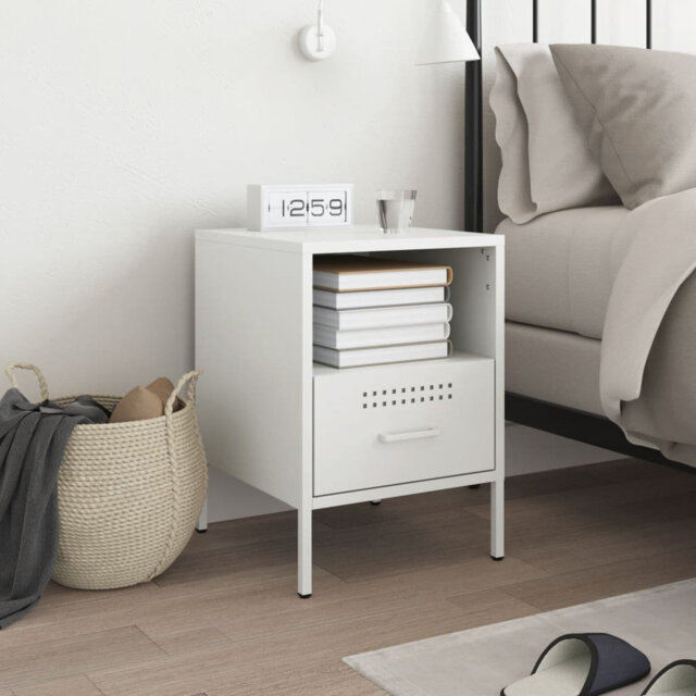 Bedside Cabinet 36x39x50,5 cm Steel