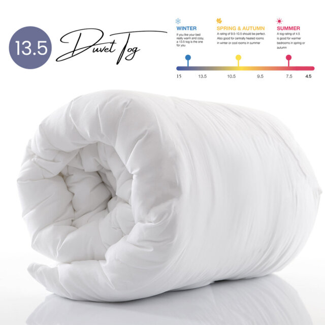 Anti Allergy Hollowfiber 13.5 Quilted Duvet All Year Around Tog