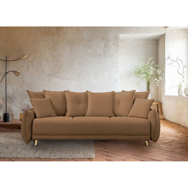 Lazy Lukka 3 Seater Corduroy Sofa Bed