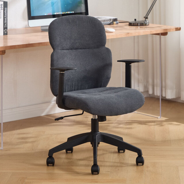 Adjustable Office Chair Swivel Computer Chair Desk Chair with Ergonomic Backrest for Bedroom Study Office