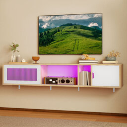 "Floating TV Stand for TVs up to 65"""