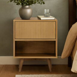 51cm W Solid Wood Bedside Table