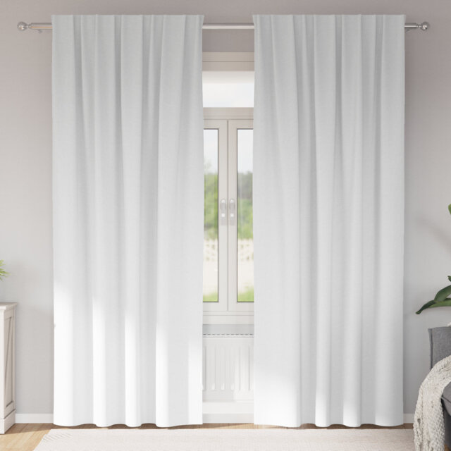 Curtains With Curtains 2 Pcs Polyester