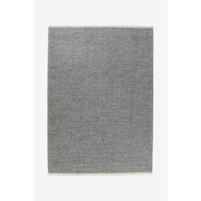 Nicasio Handwoven Wool Grey Rug