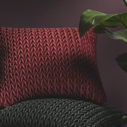 Amory Chevron Square Scatter Cushion Cushion With Filling