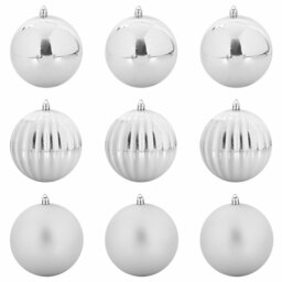 Christmas Bauble Set 9 pcs XL