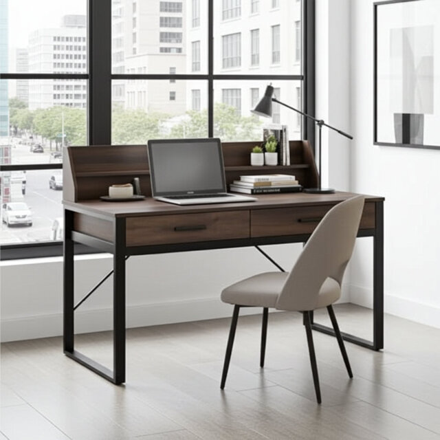 Aireon Metal Base Computer Desk