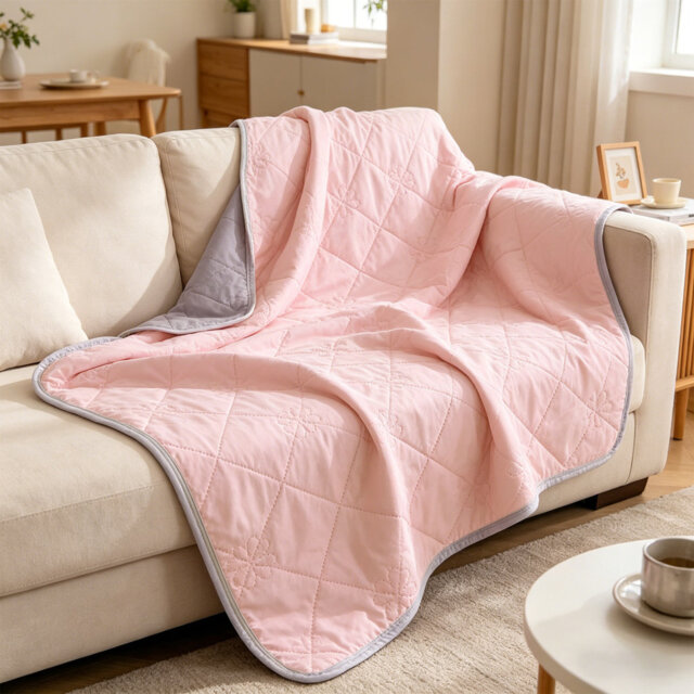 Reversible Cooling Blanket for Summer, Cool Touch Comforter for Camping Mats, Pets ,Quick Drying