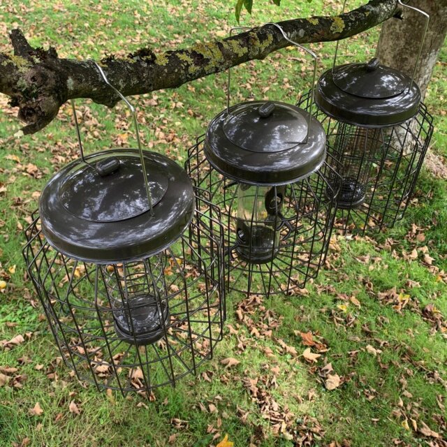 Labastide Metal Hanging Tube Bird Feeder