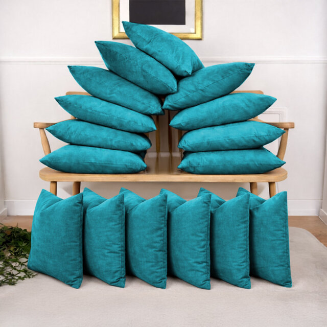 16 Pack Velvet Cushion Cover Square Throw Cushion Cases Multi Color Available