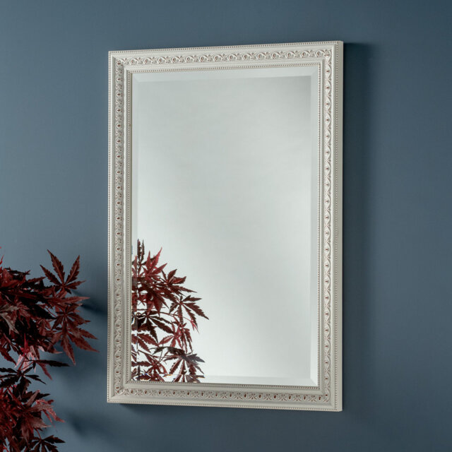 Pirtleville Solid Wood Rectangle Mirror