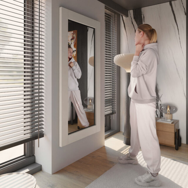 Particle Board Mirror