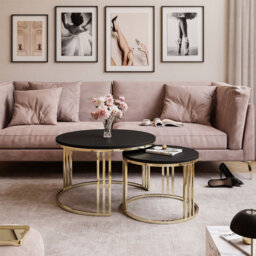 Clemont Double Pedestal Coffee Table