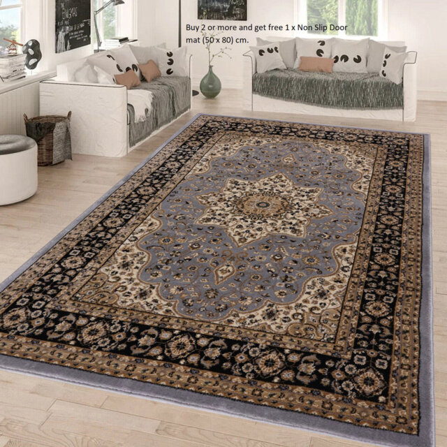 Modern Traditional Floral  Rugs Large Area Rug for Living Room Bedroom Carpet