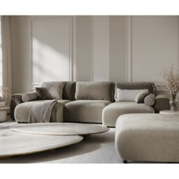 Six-seater panoramic sofa