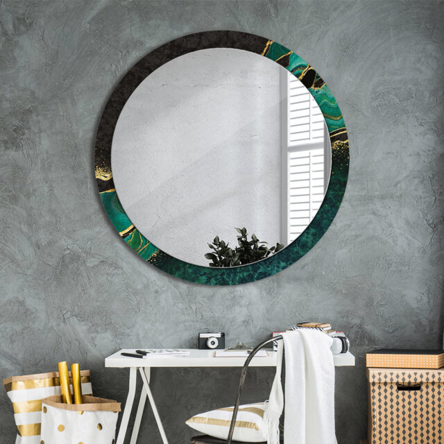 Huldar Glass Flat Wall Mirror